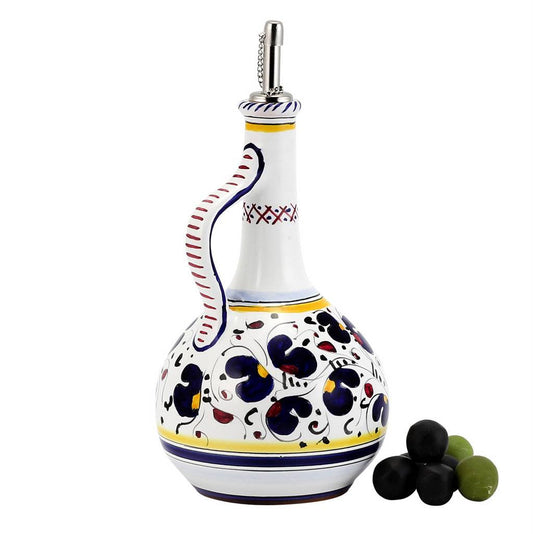 ORVIETO BLUE ROOSTER: Olive Oil Bottle Dispenser Deluxe