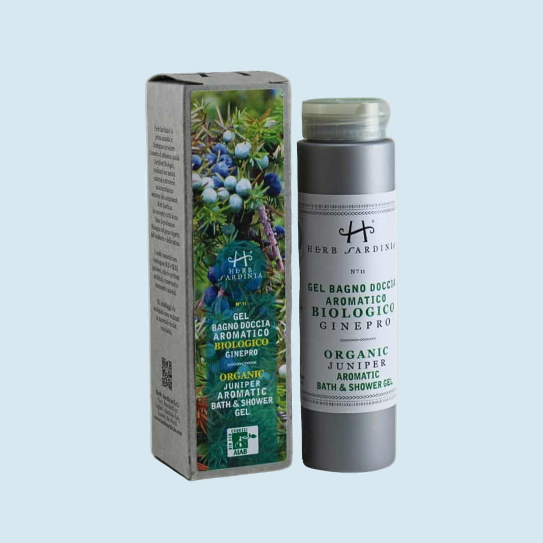 Herb Sardinia Certified Organic N°11 Juniper Bath & Shower Gel 200 ml