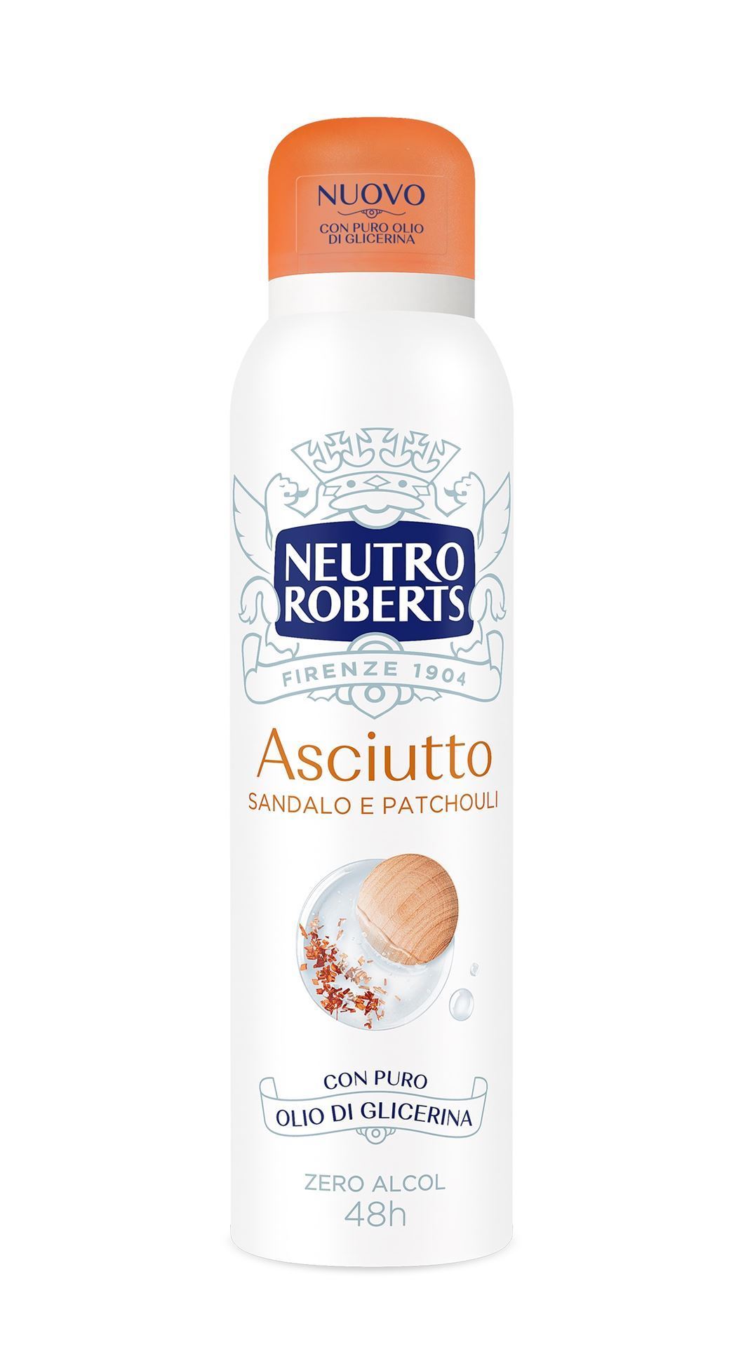 Neutro Roberts Deodorant Dry Sandalwood & Patchouly Spray 150ml