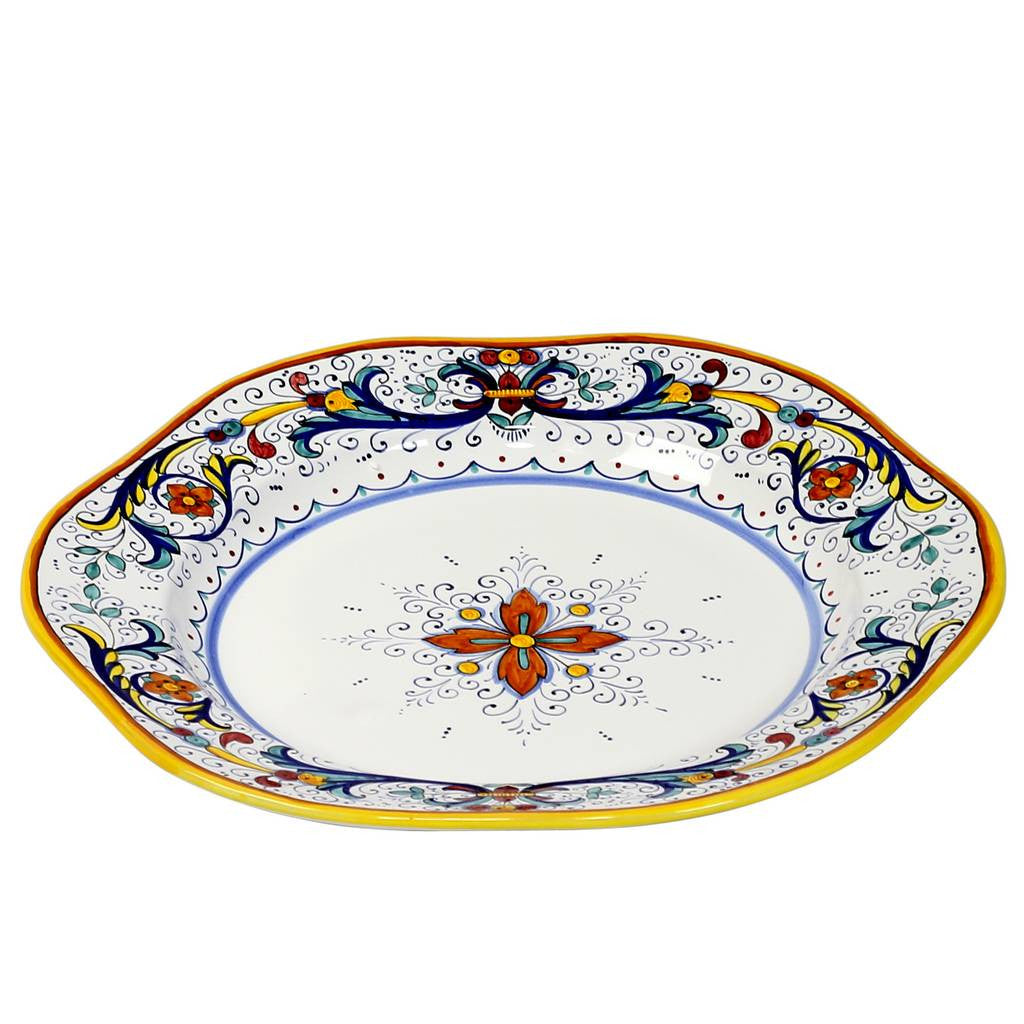 RICCO DERUTA DELUXE: Hexagonal Extra Large Charger Platter