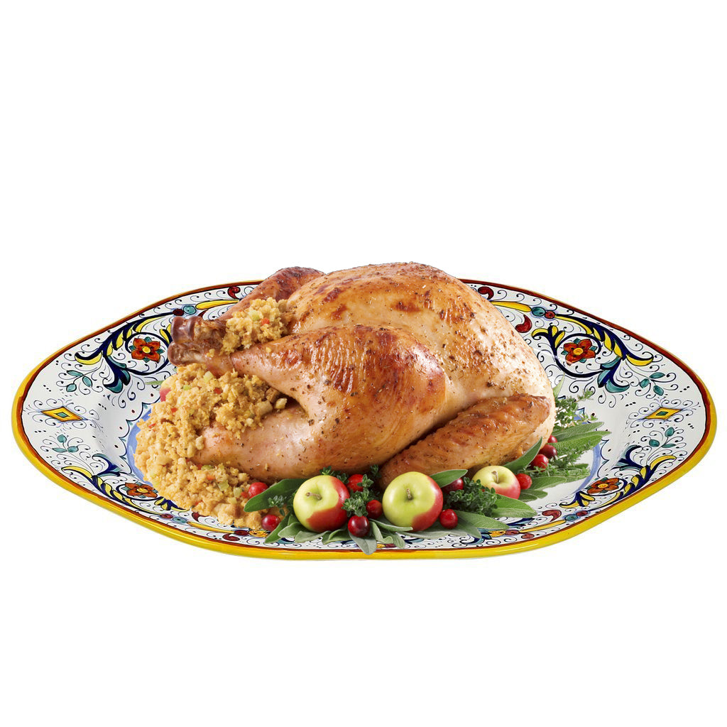 RICCO DERUTA DELUXE: Hexagonal Extra Large Oval Platter