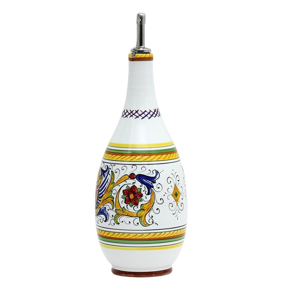 RAFFAELLESCO: Olive Oil Bottle Dispenser with Metal Capped Pourer