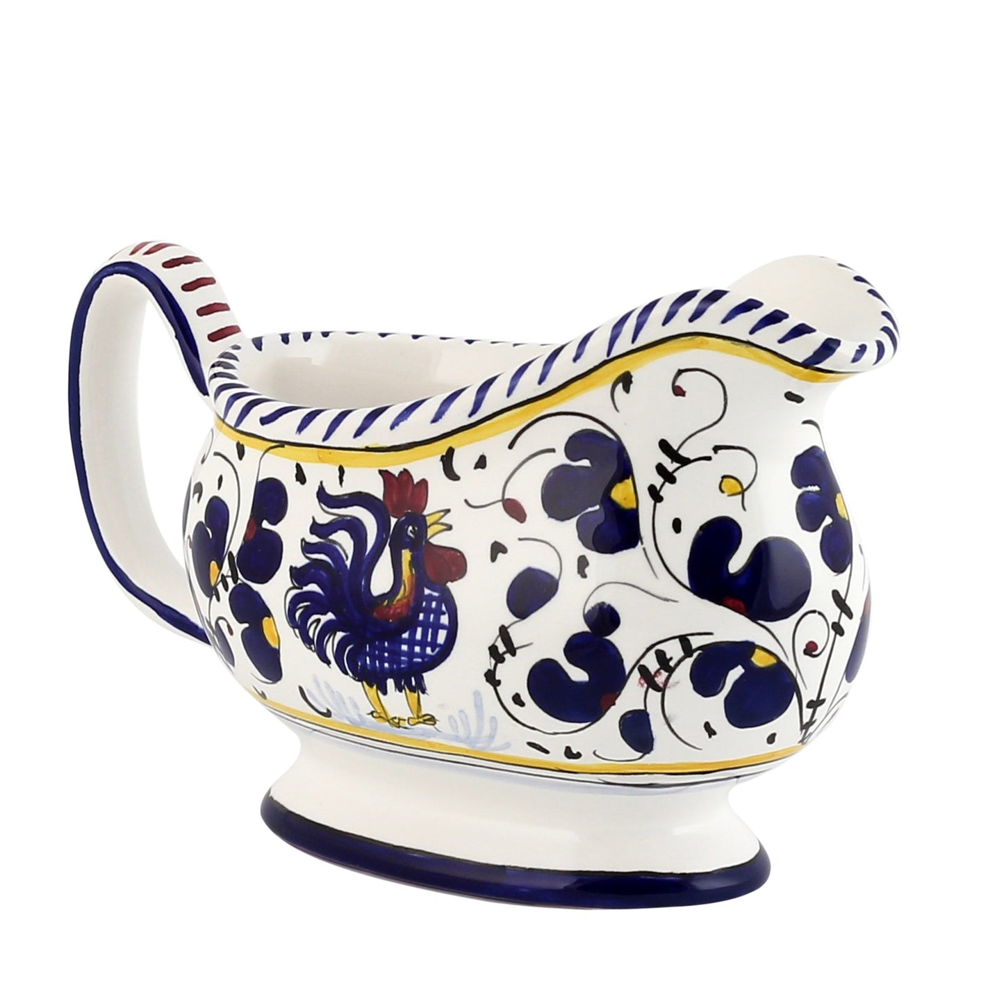 ORVIETO BLUE ROOSTER: Gravy Sauce boat