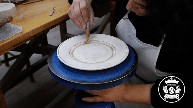 ORVIETO BLUE ROOSTER: Gravy Sauce Boat