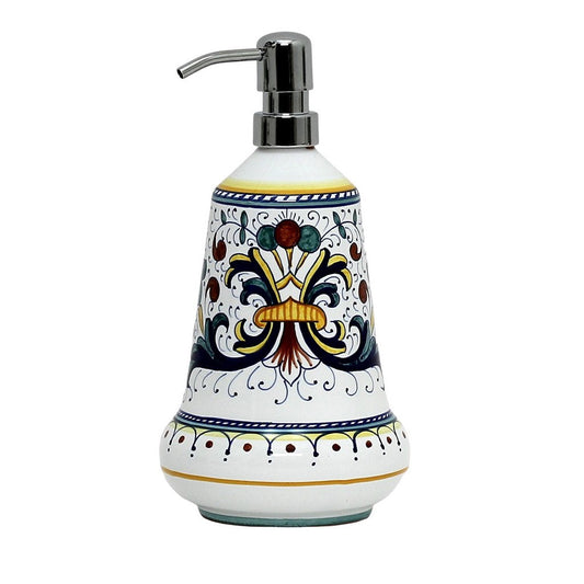 RICCO DERUTA CLASSICO: Liquid Soap/Lotion Dispenser with Chrome Pump (Large 26 OZ)