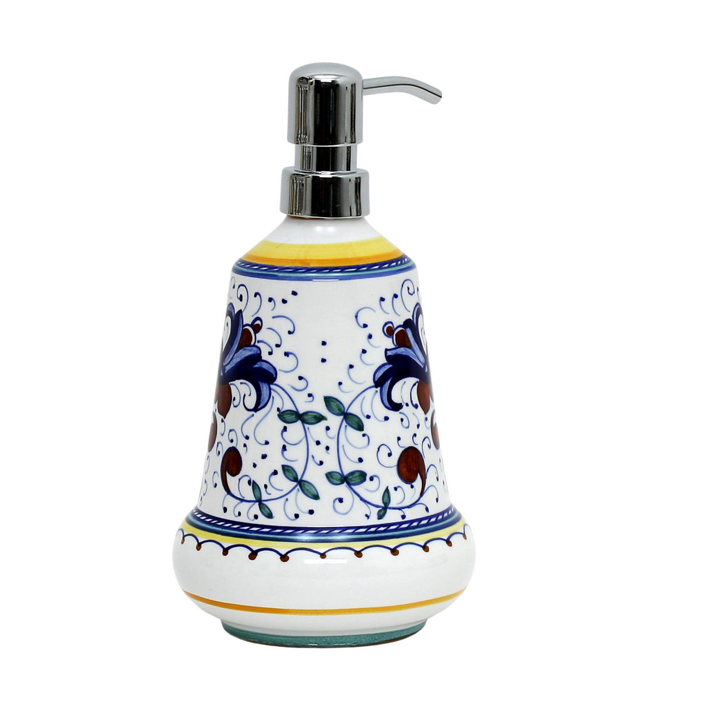 RICCO DERUTA CLASSICO: Liquid Soap/Lotion Dispenser with Chrome Pump (Medium 20 OZ)