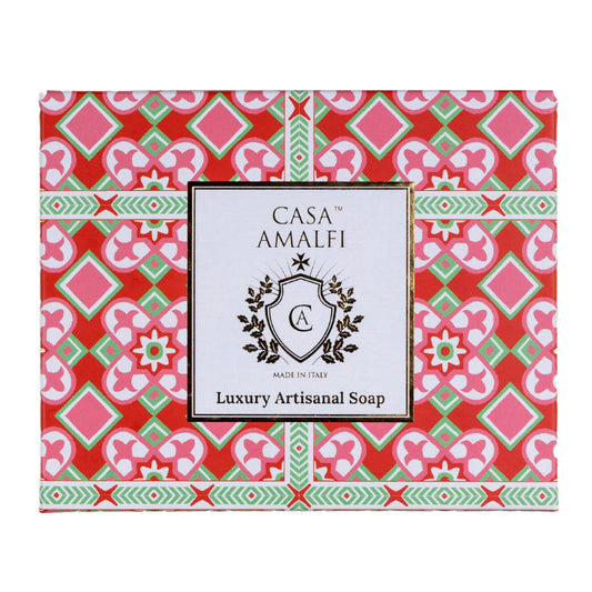 Casa Amalfi Scented Soap Bar with Ceramic Soap Dish Aperitivo in Amalfi