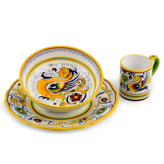RAFFAELLESCO DELUXE: Pre Pack Dinner + Coupe Bowl + Mug