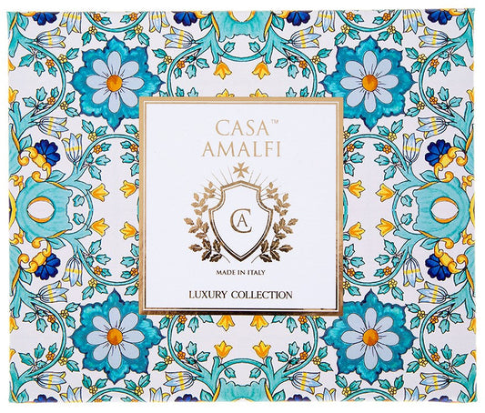 Casa Amalfi Scented Soap Bar with Ceramic Soap Dish Acqua di Ischia