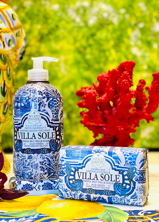 Nesti Dante Villa Sole Blue Freesia Liquid Soap 500 ml