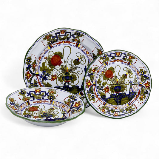 FAENZA-CARNATION: 3 Pieces Basic Place Setting