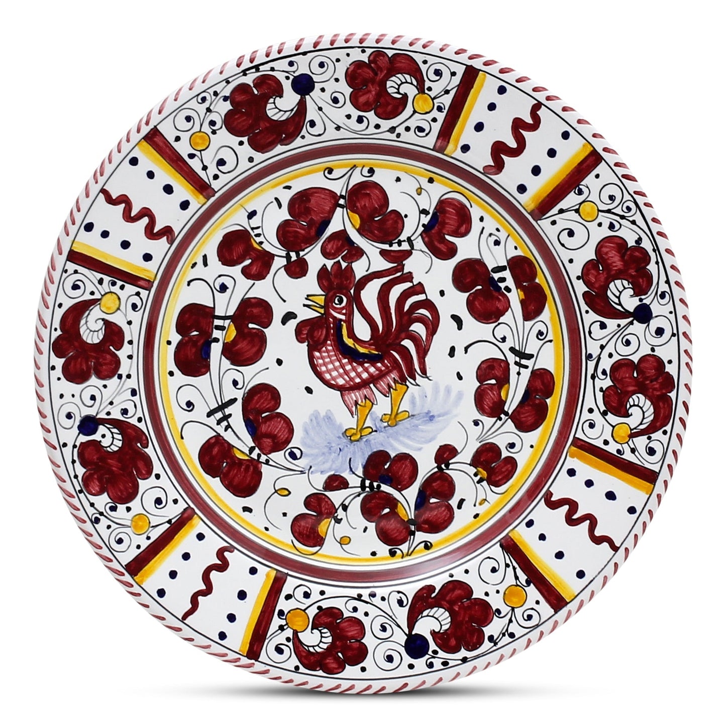 ORVIETO RED ROOSTER: 5 Pieces Place Setting