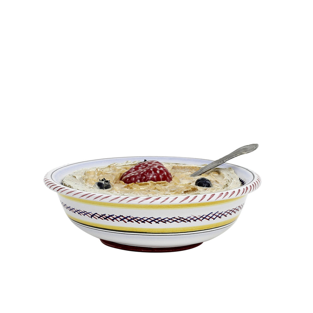 ORVIETO RED ROOSTER: Cereal Bowl