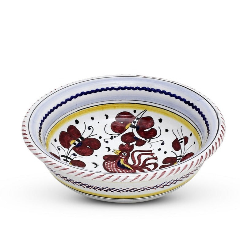 ORVIETO RED ROOSTER: Cereal Bowl
