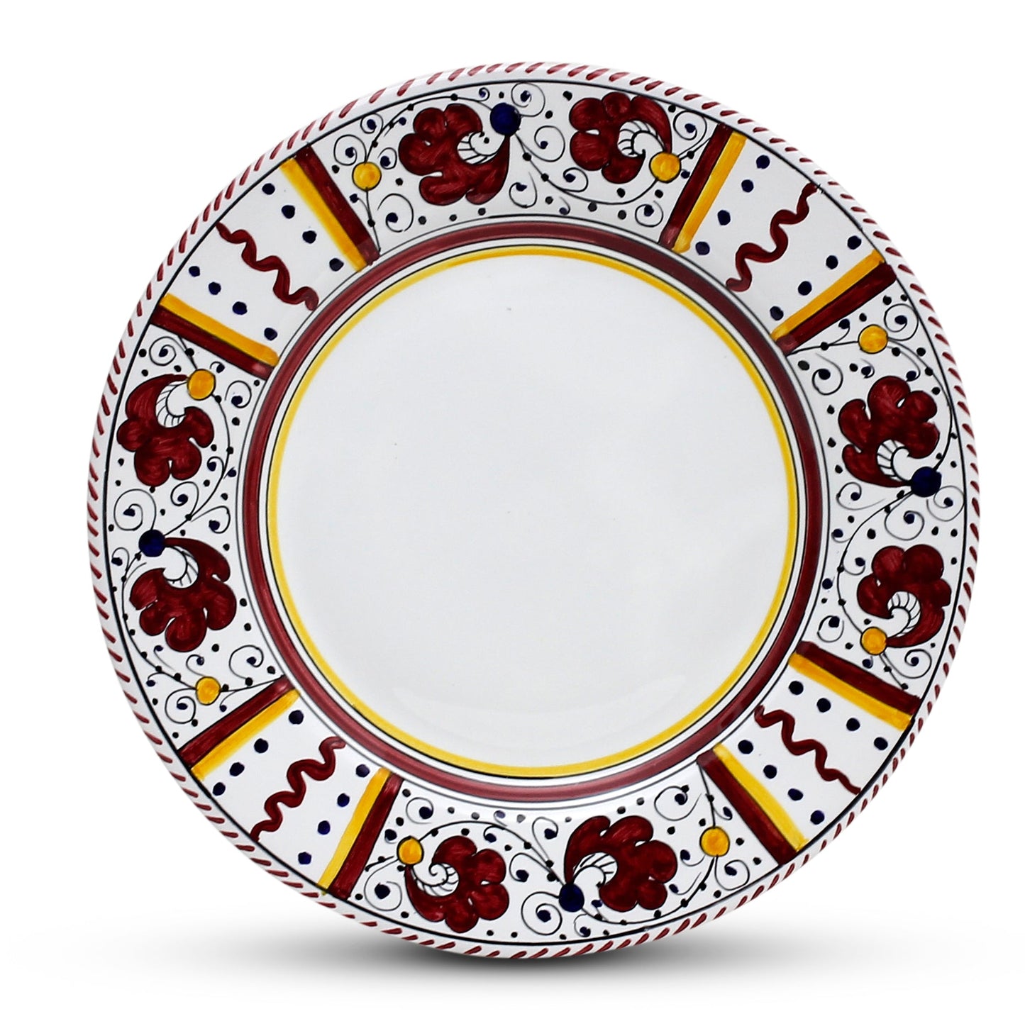 ORVIETO RED ROOSTER: 4 Pieces Place Dinnerware Setting