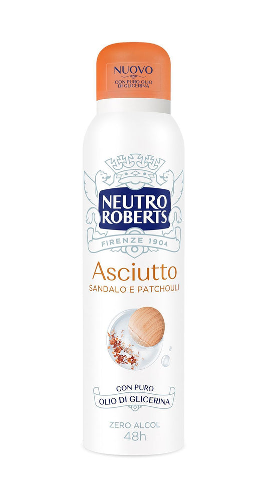 Neutro Roberts Deodorant Dry Sandalwood & Patchouly Spray 150ml
