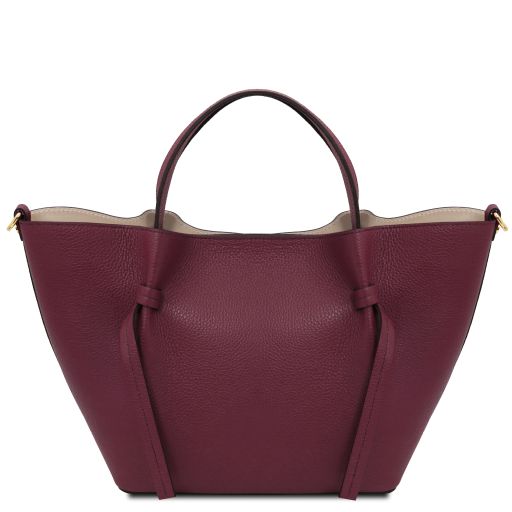 Legame - Leather shopping bag - Large size