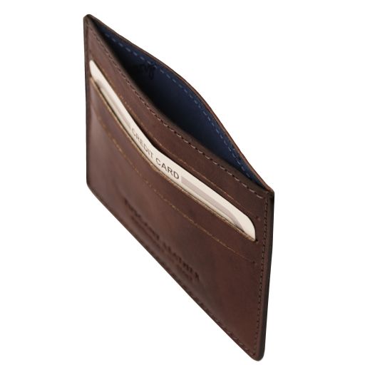 Exclusive leather credit/business card holder