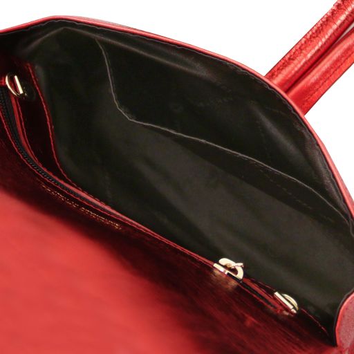TL Bag - Metallic leather clutch