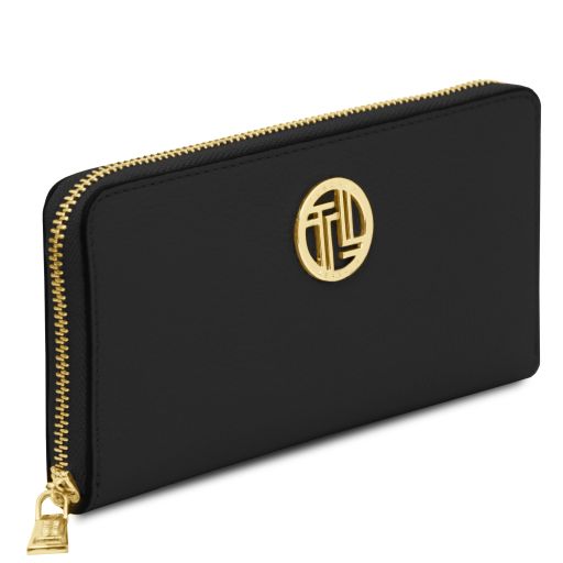 Financier - Exclusive zip around leather wallet