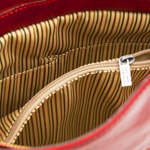 Patty - Leather convertible backpack shoulderbag