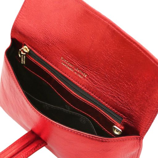 TL Bag - Metallic leather clutch