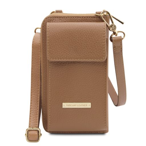 TL Bag - Leather wallet/phone holder with strap
