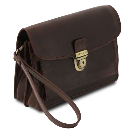 Max - Leather handy wrist bag