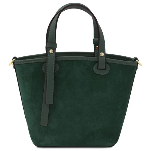 Glacette - Suede leather bucket bag