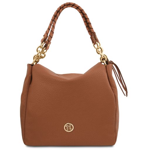 Amy - Soft leather shopping bag