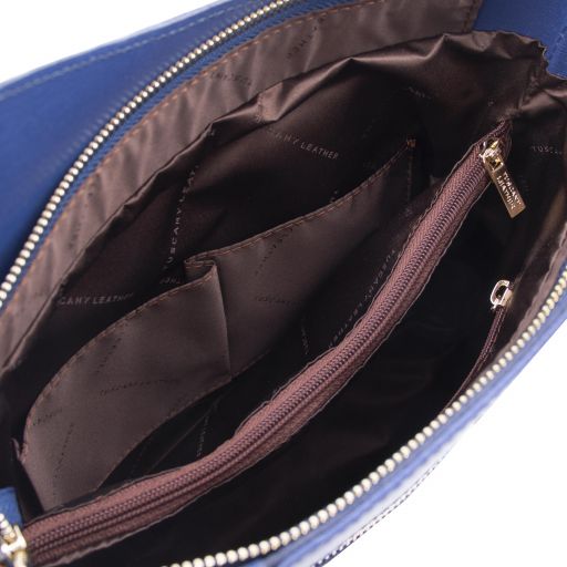 Patty - Saffiano leather convertible backpack shoulderbag