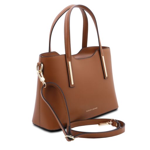 Olimpia - Leather tote - Small size