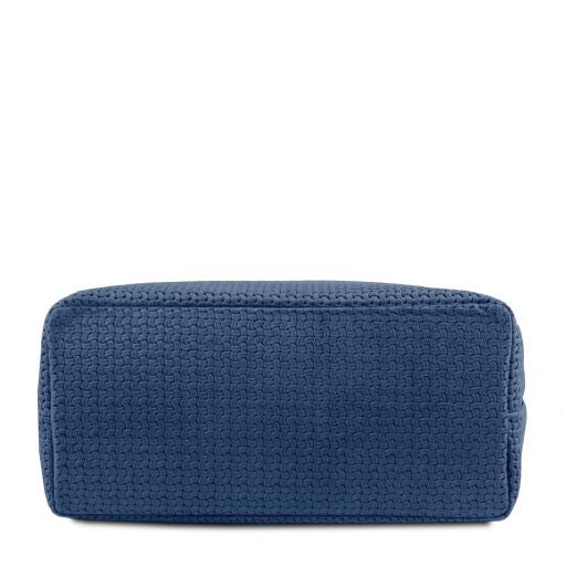 TL KeyLuck - Woven printed leather shopping bag
