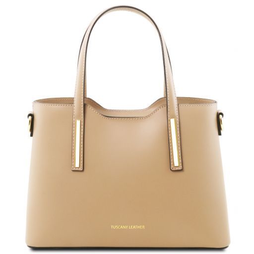 Olimpia - Leather tote - Small size