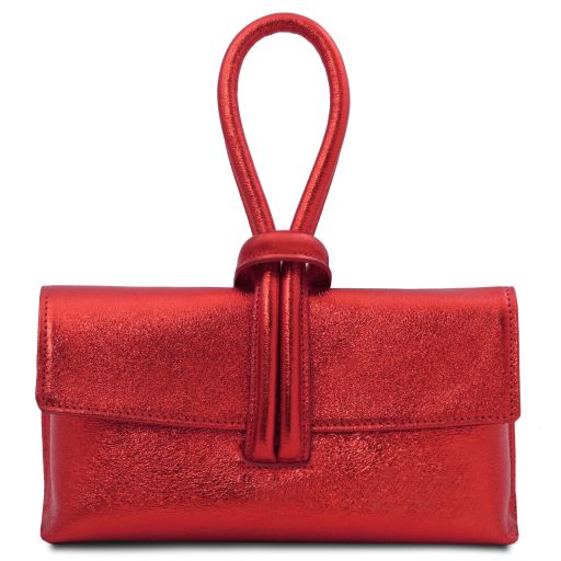 TL Bag - Metallic leather clutch