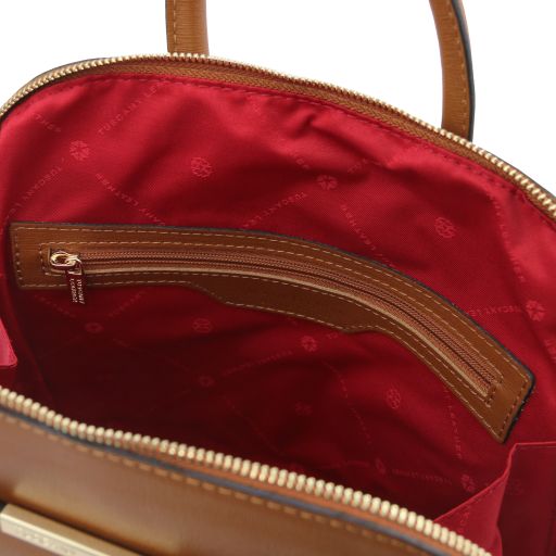 TL Bag - Saffiano leather backpack for women