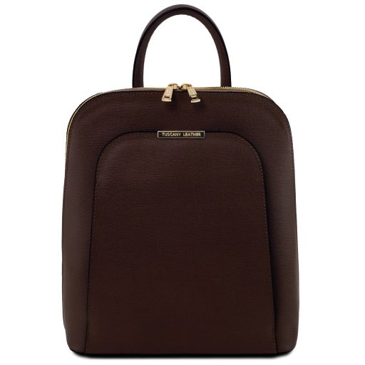 TL Bag - Saffiano leather backpack for women