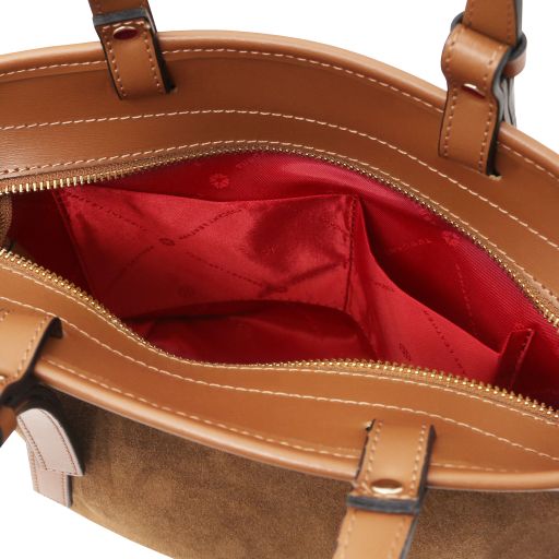 Glacette - Suede leather bucket bag