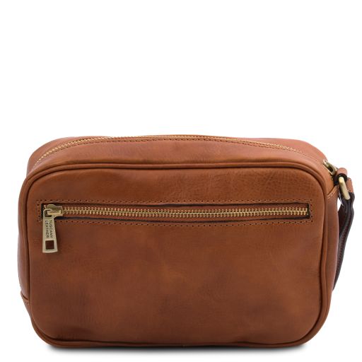 Ivan - Leather handy wrist bag for men