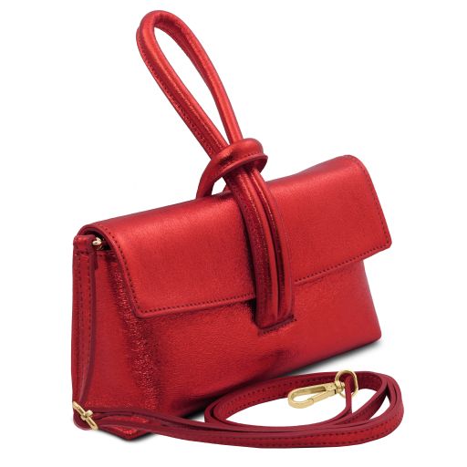 TL Bag - Metallic leather clutch