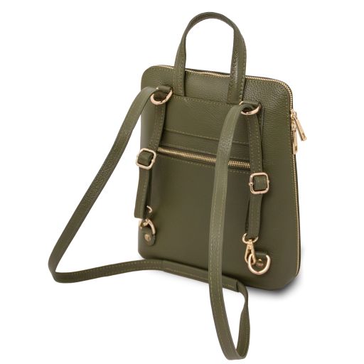TL Bag - Small leather backpack for women