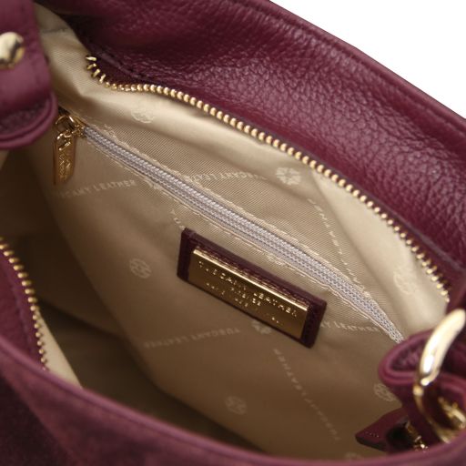 Nomade - Suede leather fringe shoulder bag