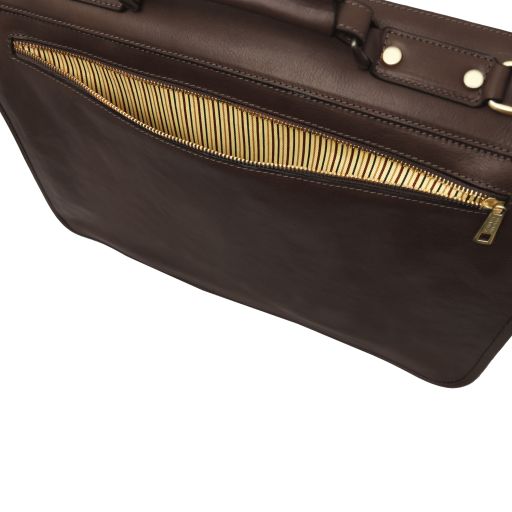 Ancona - Leather messenger bag