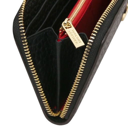 Financier - Exclusive zip around leather wallet