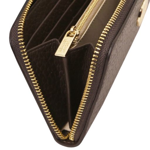 Financier - Exclusive zip around leather wallet
