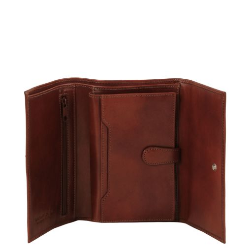Exclusive 4 fold leather wallet for women