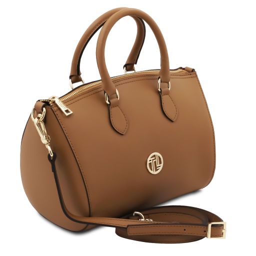 Layla - Leather duffle bag