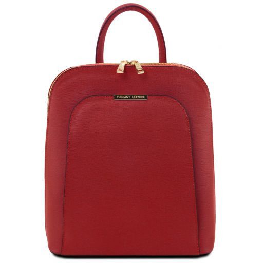 TL Bag - Saffiano leather backpack for women