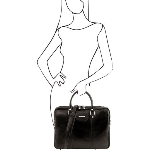 Prato - Exclusive leather laptop case