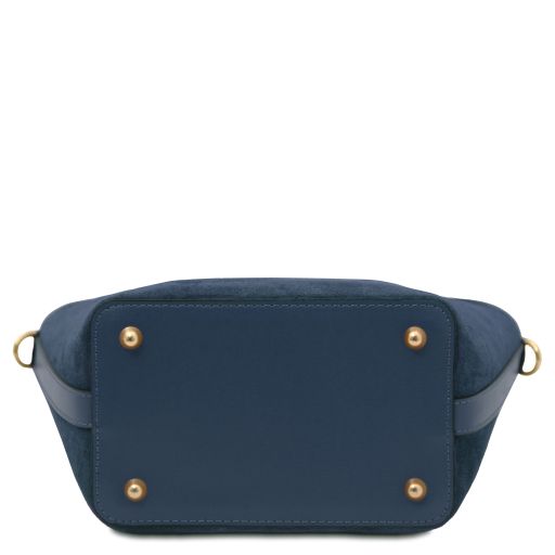 Glacette - Suede leather bucket bag